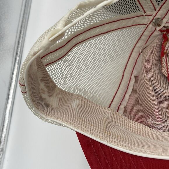 Vintage Enjoy Coca Cola Hat Snapback Trucker Cap 80s Coke Advertising Patch Logo - Picture 10 of 14